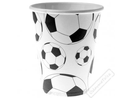 Papírové party kelímky Fotbal