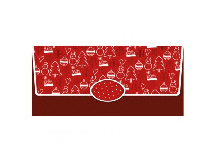 Vánoční obálka na peníze Red Velvet