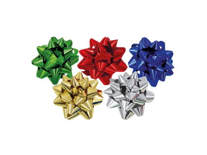 Rozeta na dárky Metalická MIX 11cm