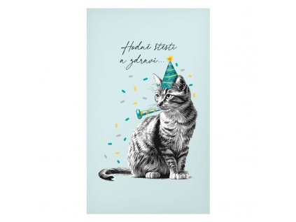 Blahopřání k narozeninám Pastel Kočka