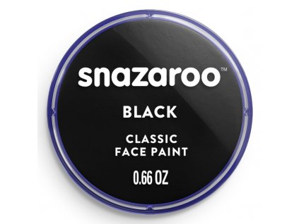 Barva na obličej Snazaroo černá
