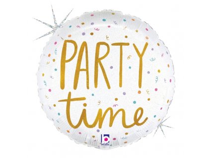 Nafukovací balónek fóliový Party Time 46cm
