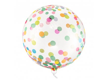 Nafukovací balónek koule Confetti Color 40cm
