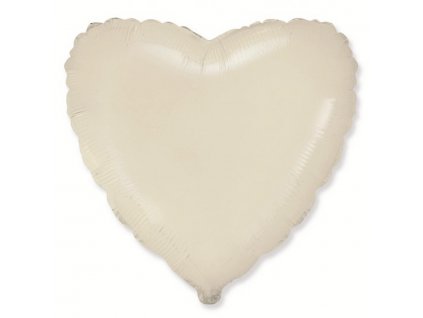 Nafukovací balónek Srdce Satin Cream 45cm