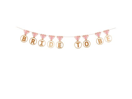 Girlanda na rozlučku Bride to Be Ring