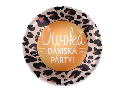 Balónek s českým textem Divoká dámská party! 43cm