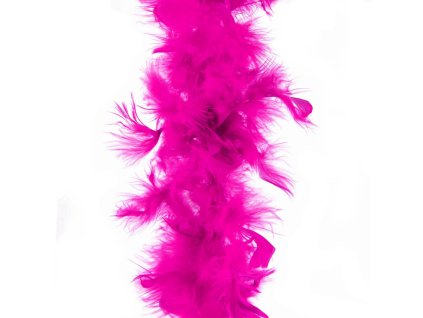 Péřové party boa fuchsiové