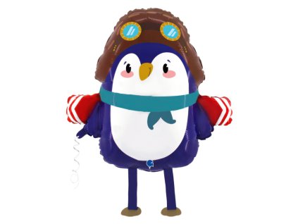 Chodící balónek tučňák 61cm