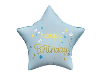 Nafukovací balónek Hvězda Happy Azuro 46cm