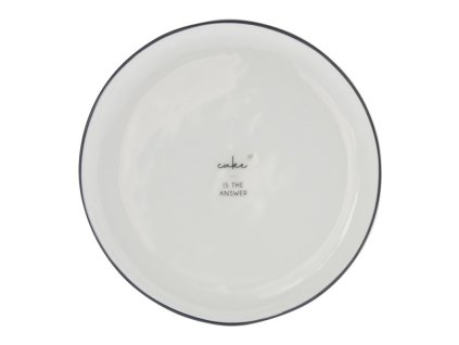 Talířek dezertní CAKE IS THE ANSWER 16cm