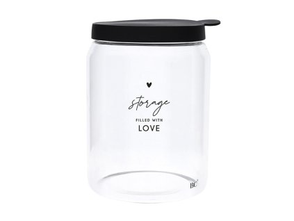 Dóza skleněná STORAGE FILLED WITH LOVE 1,6l