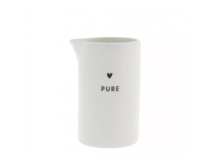 Konvička na mléko PURE WHITE 100ml
