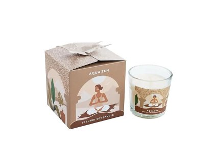 Vonná sójová svíčka Yoga Aqua Zen