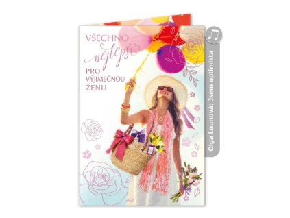 Blahopřání hudební Jsem optimista