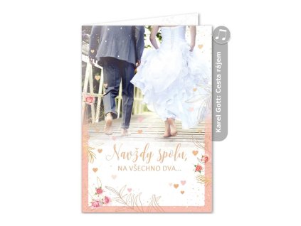 Blahopřání hudební svatební Cesta rájem