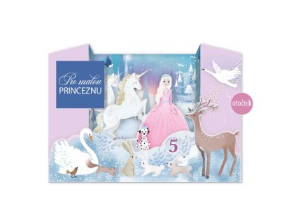 Blahopřání s otočným číselníkem 3-8 let Princess