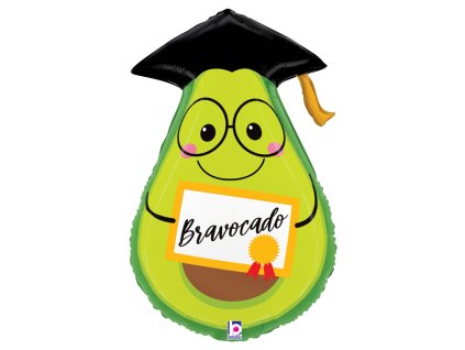 Nafukovací balón k promoci Avokádo 64cm