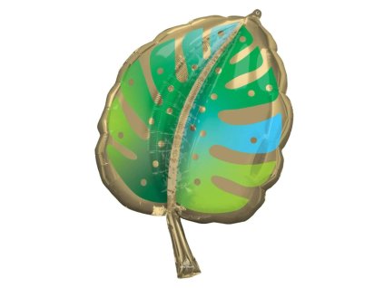 Nafukovací balón fóliový Tropický list 76cm