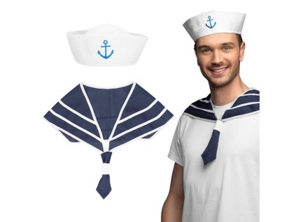 Námořnická souprava Čepice a límec