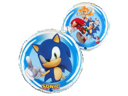 Nafukovací balónek fóliový Ježek Sonic Double 46cm