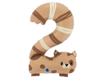 Nafukovací balón číslo 2 Puppyloon Kočka 91cm