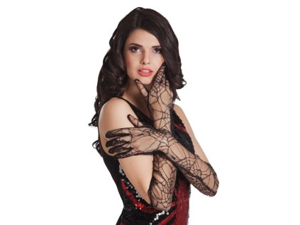 Rukavice Pavučina dlouhé