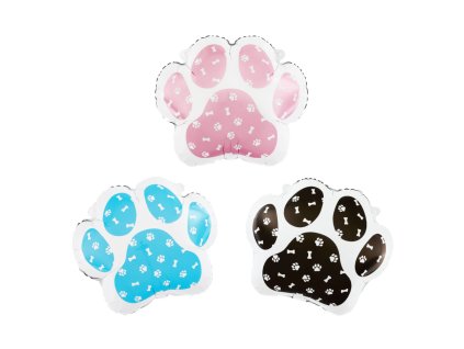 Nafukovací balón fóliový Tlapky, 3ks