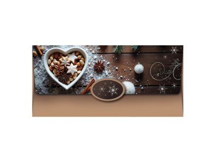 Vánoční obálka na peníze Badyán