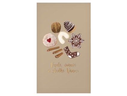 Vánoční blahopřání Cukroví