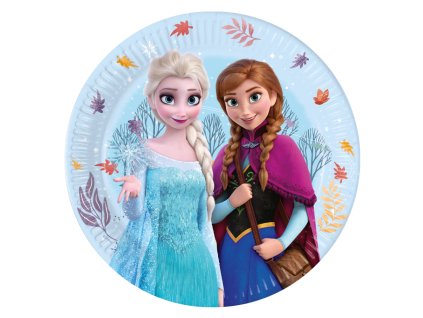 Papírové EKO talíře Frozen, Ledové království, 8ks
