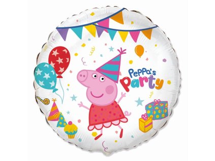 Nafukovací balónek prasátko Pepina Party 46cm