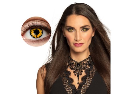 Kontaktní barevné čočky Twilight okrové, 2ks