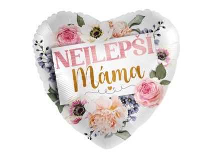 Balónek s českým textem Nejlepší máma 43cm
