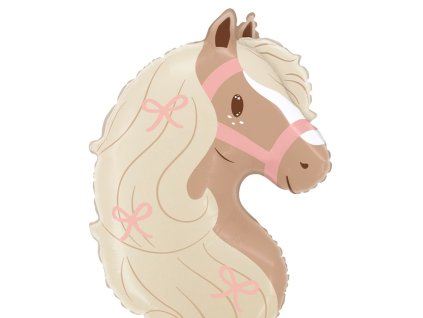 Nafukovací balón fóliový Koník hlava 58cm