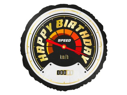 Nafukovací balónek Závodník tachometr 45cm