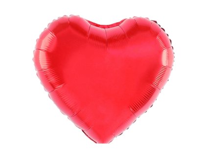 Fóliový balón srdce červené 45cm