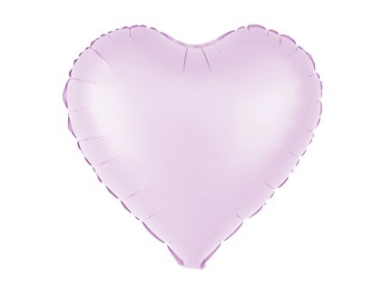 Fóliový balón srdce lila matné 45cm