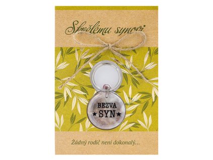 Blahopřání s klíčenkou Skvělému synovi