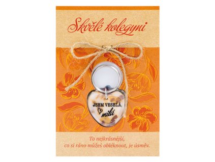 Blahopřání s klíčenkou Skvělé kolegyni