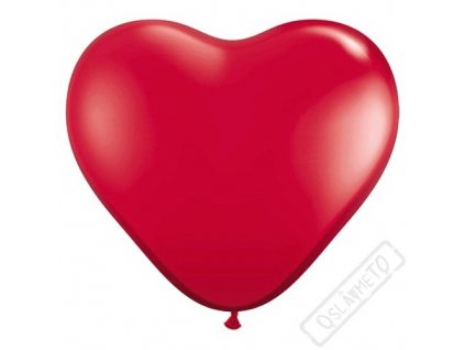Balónek latexový srdce červené 45cm