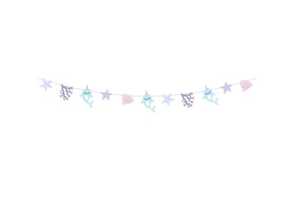 Papírová party girlanda Moře Narval