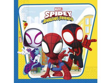 Papírové party ubrousky Spidey, 20ks