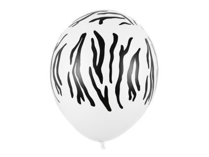 Latexový balónek Safari Zebra