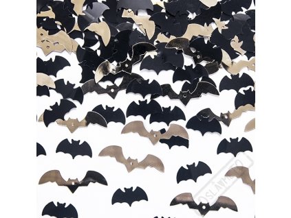 Dekorační konfety na stůl Netopýři