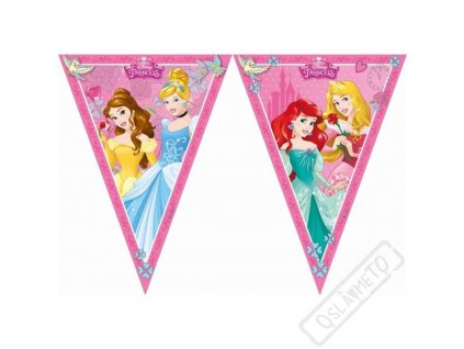Party girlanda vlajky Princezny