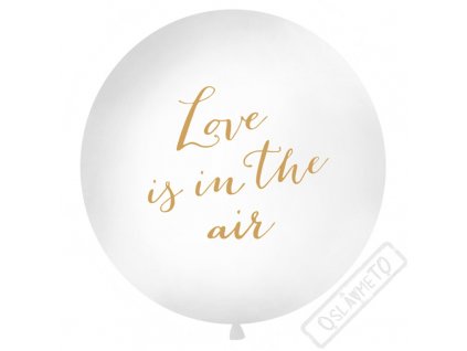 Nafukovací Jumbo balón Love is in the Air 100cm