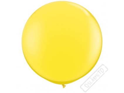 Nafukovací Jumbo balón žlutý 85cm
