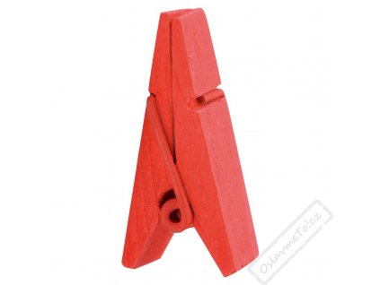 Dekorační pyramidový kolíček červený