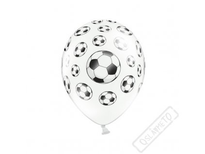 Latexový balónek s potiskem Fotbal