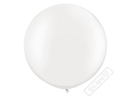 Nafukovací Jumbo balón bílý 85cm